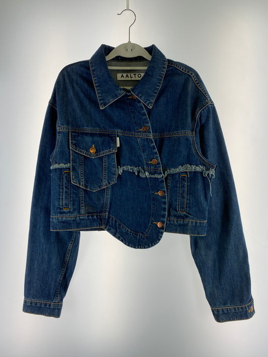 【中古品】【レディース】 AALTO アルート DENIM JACKET デニム ジャケット レディース アウター 169-260322-em-39-min サイズ：32 カラー：インディゴブルー 万代Net店