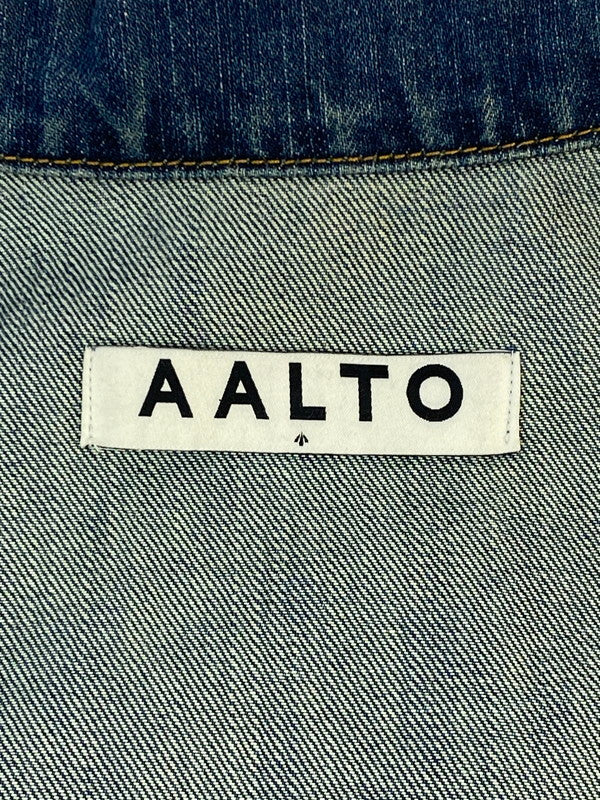 【中古品】【レディース】 AALTO アルート DENIM JACKET デニム ジャケット レディース アウター 169-260322-em-39-min サイズ：32 カラー：インディゴブルー 万代Net店