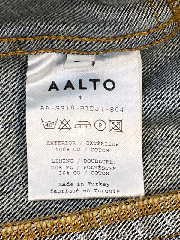 【中古品】【レディース】 AALTO アルート DENIM JACKET デニム ジャケット レディース アウター 169-260322-em-39-min サイズ：32 カラー：インディゴブルー 万代Net店