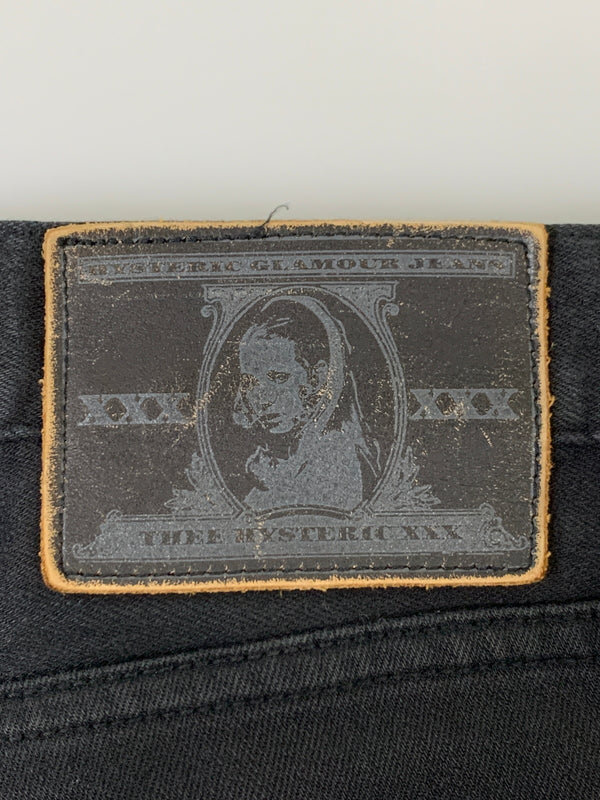 【中古品】【メンズ】 HYSTERIC GLAMOUR ヒステリックグラマー DAMAGE PANTS BLACK ダメージパンツ ブラック XXX 0651AP05 メンズ ボトムス 151-260704-hu-21-min サイズ：29 カラー：ブラック 万代Net店