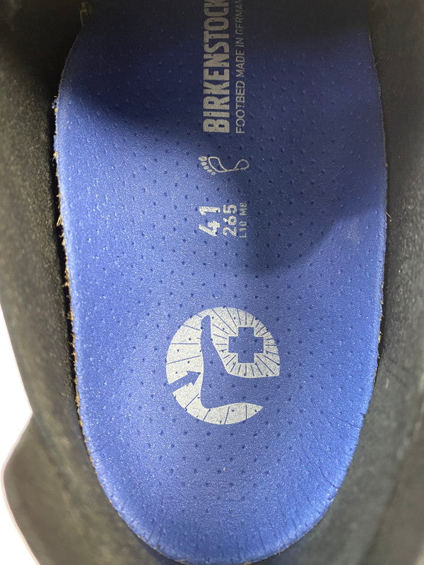 【中古美品】【メンズ】 BIRKENSTOCK ビルケンシュトック UTTI LACE 1029579 ウッティレース コンフォート フラットシューズ 革靴 164-251120-kk-44-min サイズ：41 カラー：BLACK 万代Net店