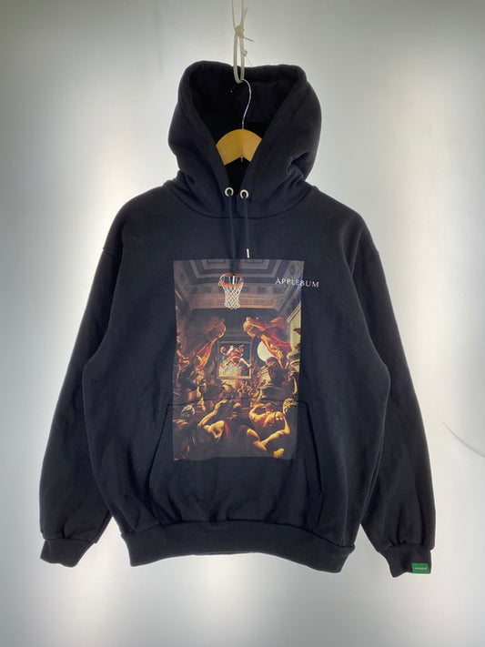【中古品】【メンズ】 APPLEBUM アップルバム 2320413 THE SOARING MONARCH HEAVY SWEAT PARKA BLACK プルオーバーパーカー 142-251118-AS-25-min サイズ：L カラー：ブラック 万代Net店