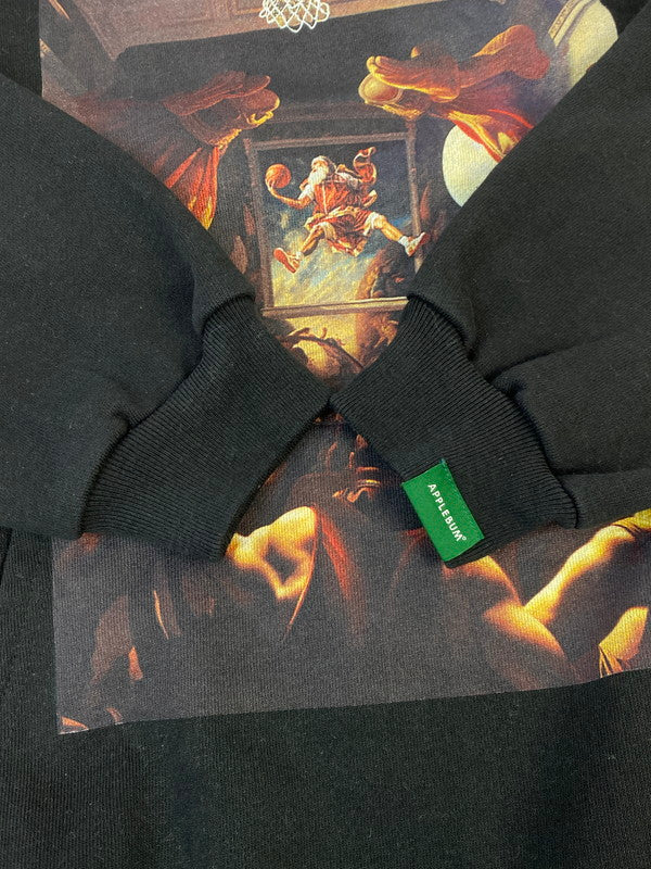 【中古品】【メンズ】 APPLEBUM アップルバム 2320413 THE SOARING MONARCH HEAVY SWEAT PARKA BLACK プルオーバーパーカー 142-251118-AS-25-min サイズ：L カラー：ブラック 万代Net店