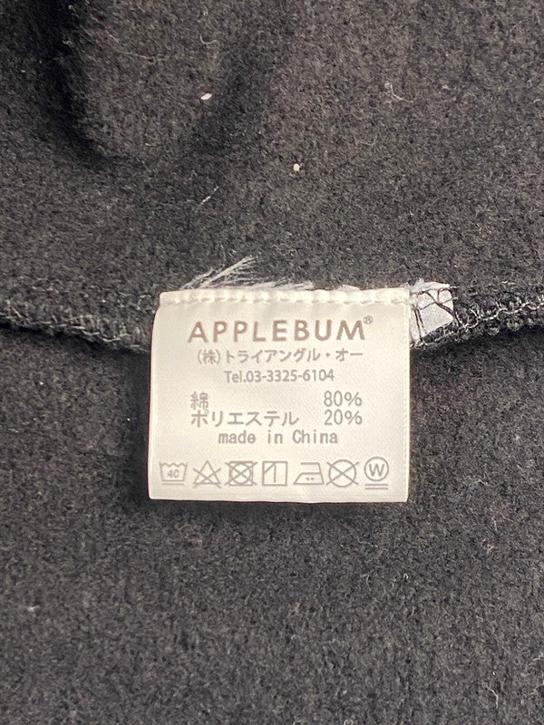 【中古品】【メンズ】 APPLEBUM アップルバム 2320413 THE SOARING MONARCH HEAVY SWEAT PARKA BLACK プルオーバーパーカー 142-251118-AS-25-min サイズ：L カラー：ブラック 万代Net店