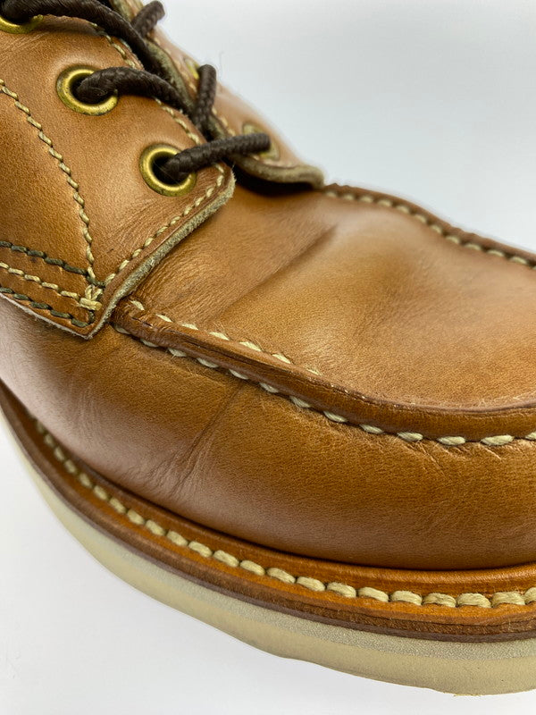 【中古品】【メンズ】 JOHN LOFGREN ジョン ロフグレン MOC TOE BOOTS モックトゥブーツ ワークブーツ メンズ 靴 164-251124-em-04-min カラー：ブラウン 万代Net店