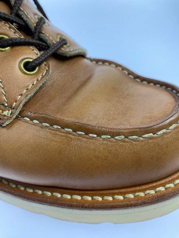 【中古品】【メンズ】 JOHN LOFGREN ジョン ロフグレン MOC TOE BOOTS モックトゥブーツ ワークブーツ メンズ 靴 164-251124-em-04-min カラー：ブラウン 万代Net店
