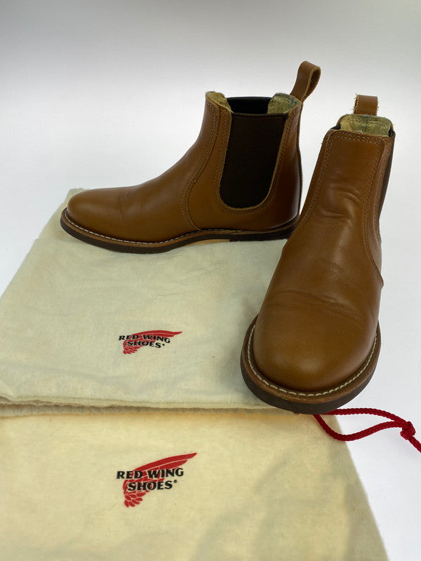 【中古品】【レディース】 RED WING レッドウィング 6-INCH CHELSEA BOOTS 3456 ６インチ チェルシー ブーツ レディース 靴 シューズ レザーブーツ 167-251124-em-06-min カラー：ブラウン 万代Net店