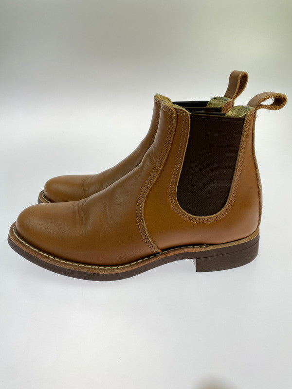 【中古品】【レディース】 RED WING レッドウィング 6-INCH CHELSEA BOOTS 3456 ６インチ チェルシー ブーツ レディース 靴 シューズ レザーブーツ 167-251124-em-06-min カラー：ブラウン 万代Net店