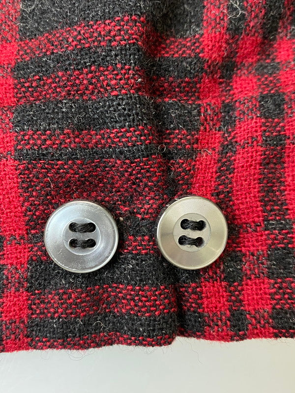 【中古品】【メンズ】 ALEXANDER'S 60's WOOL SHIRT アレクサンダース 60年代 ウールシャツ 長袖シャツ トップス 146-251125-yn-09-min サイズ：M カラー：レッド/ブラック 万代Net店