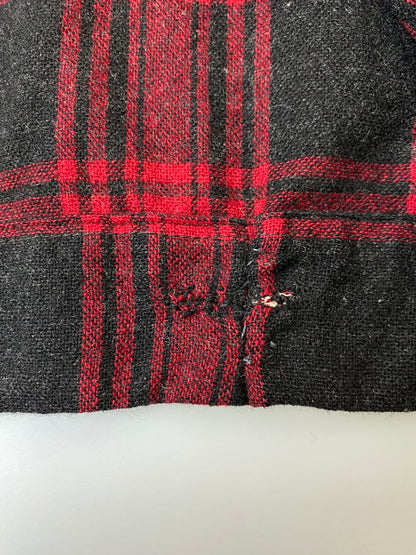 【中古品】【メンズ】 ALEXANDER'S 60's WOOL SHIRT アレクサンダース 60年代 ウールシャツ 長袖シャツ トップス 146-251125-yn-09-min サイズ：M カラー：レッド/ブラック 万代Net店