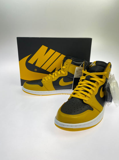 【未使用品】【メンズ】 NIKE ナイキ AIR JORDAN 1 HIGH OG POLLEN 555088-701 エア ジョーダン 1 レトロ ハイ オリジナル ポレン スニーカー 靴 160-251120-kk-31-min カラー：POLLEN/WHITE-BLACK 万代Net店