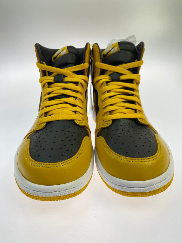 【未使用品】【メンズ】 NIKE ナイキ AIR JORDAN 1 HIGH OG POLLEN 555088-701 エア ジョーダン 1 レトロ ハイ オリジナル ポレン スニーカー 靴 160-251120-kk-31-min カラー：POLLEN/WHITE-BLACK 万代Net店