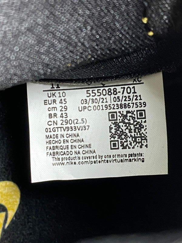 【未使用品】【メンズ】 NIKE ナイキ AIR JORDAN 1 HIGH OG POLLEN 555088-701 エア ジョーダン 1 レトロ ハイ オリジナル ポレン スニーカー 靴 160-251120-kk-31-min カラー：POLLEN/WHITE-BLACK 万代Net店