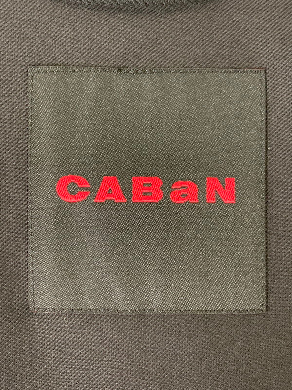 【中古品】【メンズ】 CABaN キャバン 23AW WOOL GABARDINE STAND COLLAR COAT 59-09-94-09001 ウールギャバジン スタンドカラー コート アウター 140-251119-kk-24-min サイズ：S カラー：ブラック 万代Net店