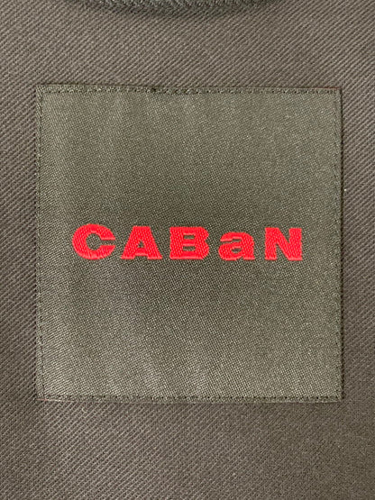 【中古品】【メンズ】 CABaN キャバン 23AW WOOL GABARDINE STAND COLLAR COAT 59-09-94-09001 ウールギャバジン スタンドカラー コート アウター 140-251119-kk-24-min サイズ：S カラー：ブラック 万代Net店