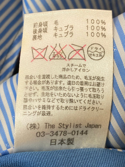 【中古品】【メンズ】 THE STYLIST JAPAN ザスタイリストジャパン HARRIS TWEED 3ピース ハリスツイード スリーピーススーツ メンズ セットアップ 140-251121-em-33-min サイズ：S カラー：ブルー/ブラック（チェック柄） 万代Net店