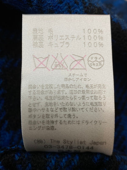 【中古品】【メンズ】 THE STYLIST JAPAN ザスタイリストジャパン HARRIS TWEED 3ピース ハリスツイード スリーピーススーツ メンズ セットアップ 140-251121-em-33-min サイズ：S カラー：ブルー/ブラック（チェック柄） 万代Net店