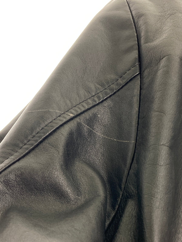 【中古品】【メンズ】 BRANDED GARMENTS ブランデッドガーメンツ LEATHER DOUBLE RIDERES JACKET レザー ダブルライダースジャケット アウター 145-251119-kk-04-min サイズ：36 カラー：ブラック 万代Net店