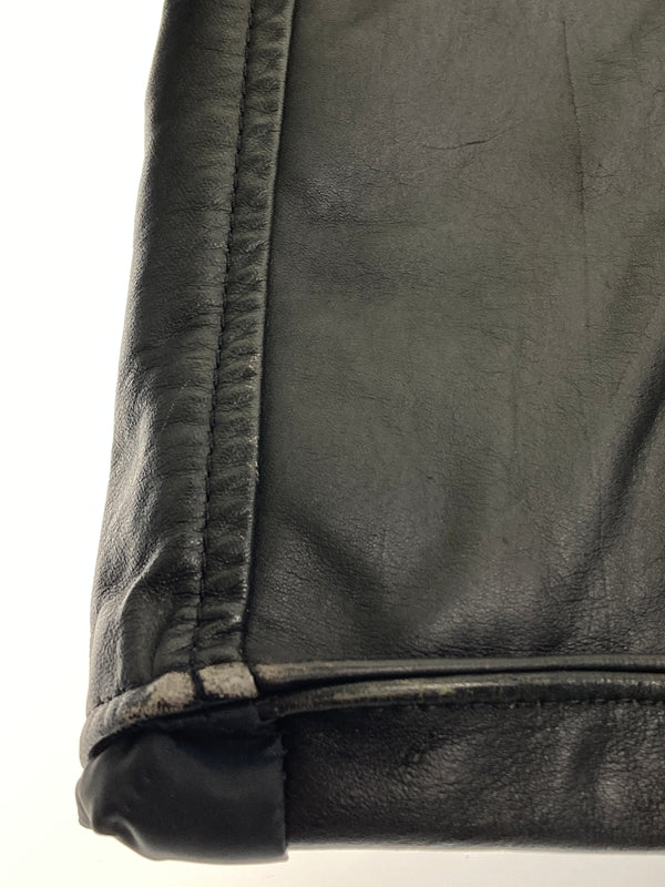 【中古品】【メンズ】 BRANDED GARMENTS ブランデッドガーメンツ LEATHER DOUBLE RIDERES JACKET レザー ダブルライダースジャケット アウター 145-251119-kk-04-min サイズ：36 カラー：ブラック 万代Net店