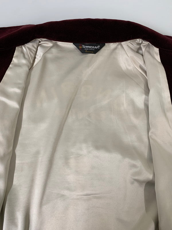 【中古品】【メンズ】 TOWNCRAFT タウンクラフト × WAIPER ウェイパー 別注 コラボ SOUVENIR VIET-NAM JACKET VELOUR TL24S002WP スーベニア ベトナムジャケット ベロア ライトアウター 145-251119-kk-27-min サイズ：L カラー：ワイン 万代Net店