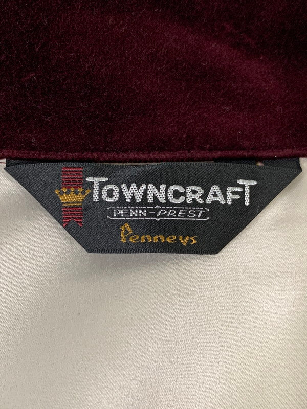 【中古品】【メンズ】 TOWNCRAFT タウンクラフト × WAIPER ウェイパー 別注 コラボ SOUVENIR VIET-NAM JACKET VELOUR TL24S002WP スーベニア ベトナムジャケット ベロア ライトアウター 145-251119-kk-27-min サイズ：L カラー：ワイン 万代Net店