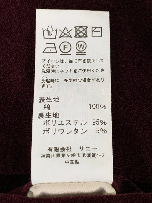 【中古品】【メンズ】 TOWNCRAFT タウンクラフト × WAIPER ウェイパー 別注 コラボ SOUVENIR VIET-NAM JACKET VELOUR TL24S002WP スーベニア ベトナムジャケット ベロア ライトアウター 145-251119-kk-27-min サイズ：L カラー：ワイン 万代Net店