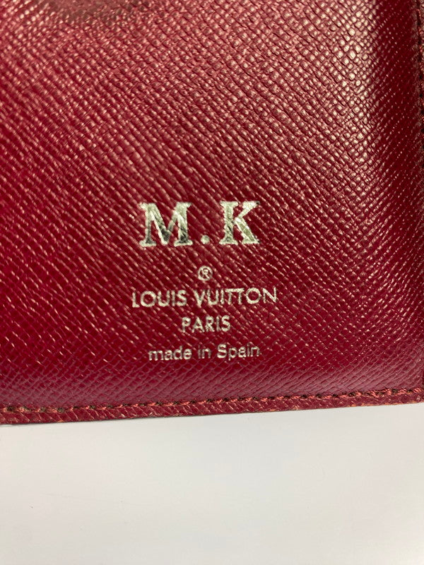 【現状渡し品】【レディース】 LOUIS VUITTON ルイ・ヴィトン モノグラム ポルトフォイユ･マリールー コンパクト M60494 三つ折り財布 コンパクトウォレット 179-251129-kk-38-min カラー：フューシャ 万代Net店