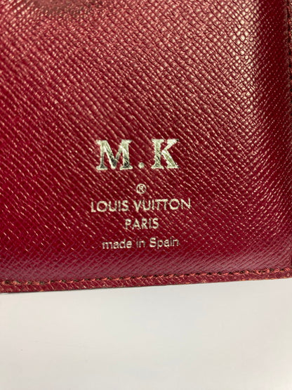 【現状渡し品】【レディース】 LOUIS VUITTON ルイ・ヴィトン モノグラム ポルトフォイユ･マリールー コンパクト M60494 三つ折り財布 コンパクトウォレット 179-251129-kk-38-min カラー：フューシャ 万代Net店
