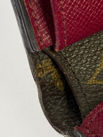 【現状渡し品】【レディース】 LOUIS VUITTON ルイ・ヴィトン モノグラム ポルトフォイユ･マリールー コンパクト M60494 三つ折り財布 コンパクトウォレット 179-251129-kk-38-min カラー：フューシャ 万代Net店