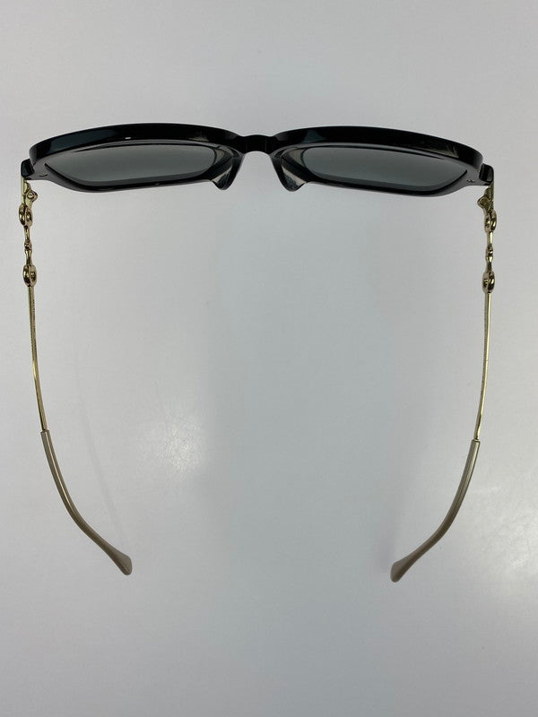 【中古品】【レディース】 GUCCI グッチ SQUARE SUNGLAS GG0884SA スクエア サングラス ホースビット アイウェア アクセサリー 183-251129-kk-43-min サイズ：58ロ14-145 カラー：ブラック/ゴールド 万代Net店