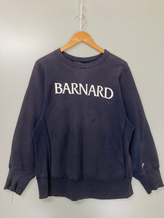 【現状渡し品】【メンズ】 Champion チャンピオン 80's BARNARD PRINT REVERSE WEAVE CREWNECK SWEATSHIRT VINTAGE 80年代 バーナード大学 プリント リバースウィーブ クルーネックスウェットシャツ トップス トレーナー 146-251119-kk-05-min サイズ：M カラー：パープル 万代Net店