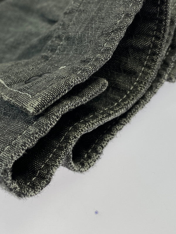 【現状渡し品】【メンズ】 NEIGHBORHOOD ネイバーフッド SMLX WORK SHIRT ワークシャツ 長袖シャツ トップス 142-251225-yn-02-min サイズ：M カラー：ブラック 万代Net店