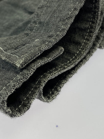 【現状渡し品】【メンズ】 NEIGHBORHOOD ネイバーフッド SMLX WORK SHIRT ワークシャツ 長袖シャツ トップス 142-251225-yn-02-min サイズ：M カラー：ブラック 万代Net店
