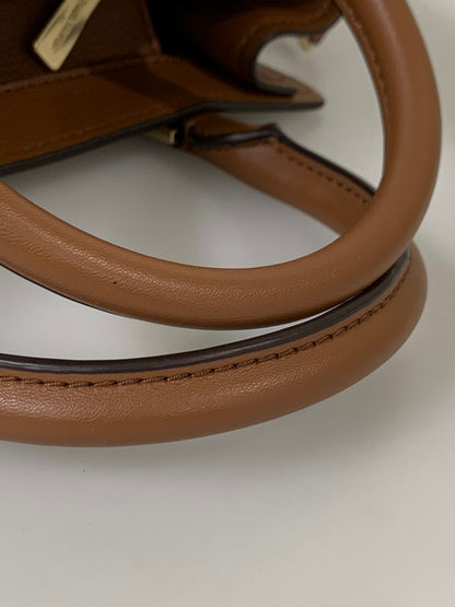 【中古品】【レディース】 Michael Kors マイケルコース HAMILTON ハミルトン サッチェル ショルダーバッグ スモール MKシグネチャー レディース バッグ カバン 180-251121-em-01-min カラー：バニラ 万代Net店