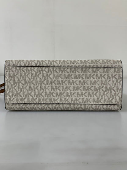 【中古品】【レディース】 Michael Kors マイケルコース HAMILTON ハミルトン サッチェル ショルダーバッグ スモール MKシグネチャー レディース バッグ カバン 180-251121-em-01-min カラー：バニラ 万代Net店