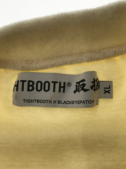 【中古品】【メンズ】 TIGHT BOOTH タイトブース × BLACK EYE PATCH ブラックアイパッチ TBEP VELOR FW21-TBEP05 ベロア ロングスリーブ トップス 142-260711-na-13-tagh サイズ：XL カラー：アイボリー 万代Net店