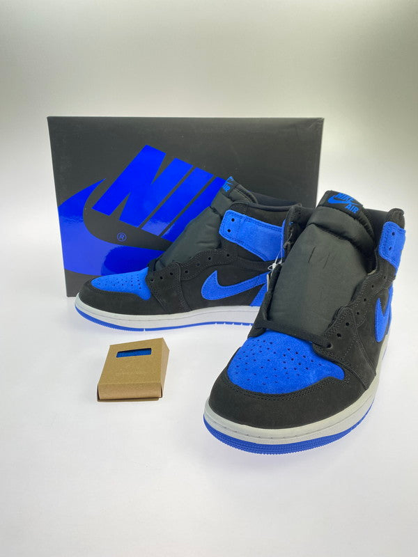 【未使用品】【メンズ】 NIKE ナイキ AIR JORDAN 1 RETRO HIGH OG ROYAL REIMAGINED DZ5485-042 エア ジョーダン 1 レトロ ハイ オリジナル ロイヤル リイマジンド スニーカー 靴 160-251120-kk-32-min カラー：BLACK/ROYAL BLUE-WHITE 万代Net店