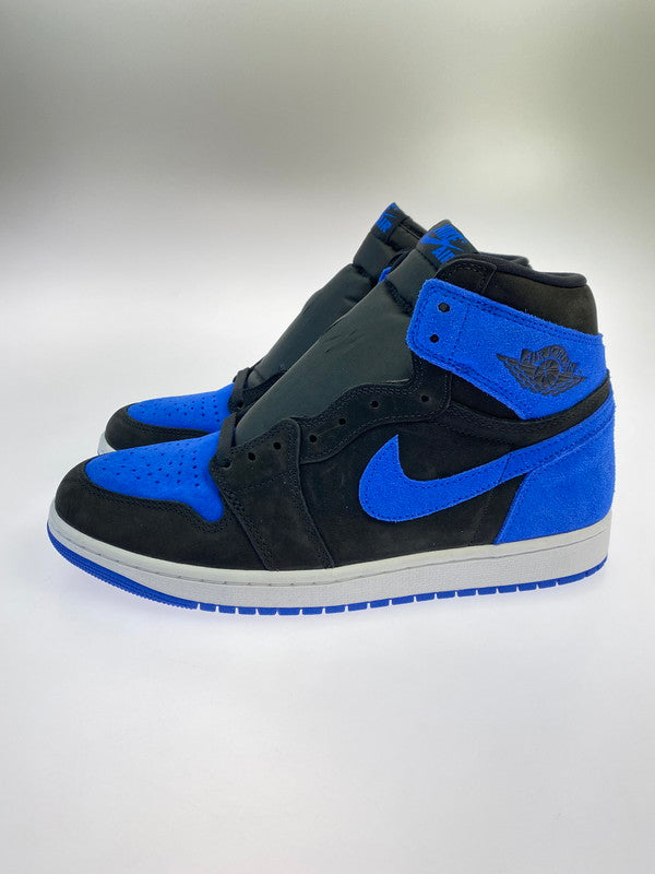 【未使用品】【メンズ】 NIKE ナイキ AIR JORDAN 1 RETRO HIGH OG ROYAL REIMAGINED DZ5485-042 エア ジョーダン 1 レトロ ハイ オリジナル ロイヤル リイマジンド スニーカー 靴 160-251120-kk-32-min カラー：BLACK/ROYAL BLUE-WHITE 万代Net店