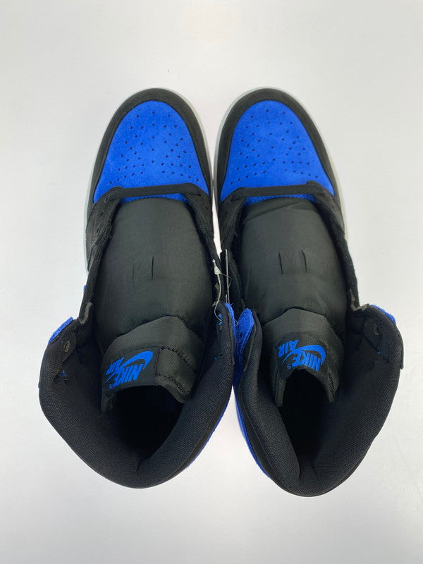 【未使用品】【メンズ】 NIKE ナイキ AIR JORDAN 1 RETRO HIGH OG ROYAL REIMAGINED DZ5485-042 エア ジョーダン 1 レトロ ハイ オリジナル ロイヤル リイマジンド スニーカー 靴 160-251120-kk-32-min カラー：BLACK/ROYAL BLUE-WHITE 万代Net店