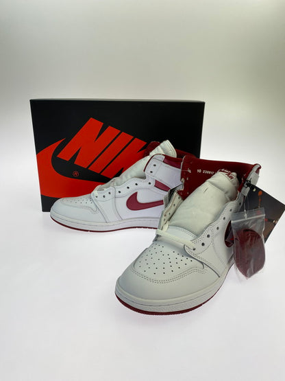 【未使用品】【メンズ】 NIKE ナイキ AIR JORDAN 1 HIGH '85 BQ4422-161 エア ジョーダン 1 ハイ 85 スニーカー 靴 160-251120-kk-36-min カラー：WHITE/TEAM RED/WHITE 万代Net店