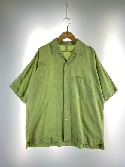【中古品】【メンズ】 HEALTH ヘルス OPEN COLLAR SHIRT オープンカラーシャツ 半袖シャツ ショートスリーブ 140-260718-AS-34-min サイズ：L カラー：ライトグリーン 万代Net店