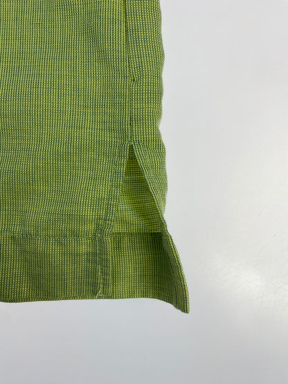 【中古品】【メンズ】 HEALTH ヘルス OPEN COLLAR SHIRT オープンカラーシャツ 半袖シャツ ショートスリーブ 140-260718-AS-34-min サイズ：L カラー：ライトグリーン 万代Net店