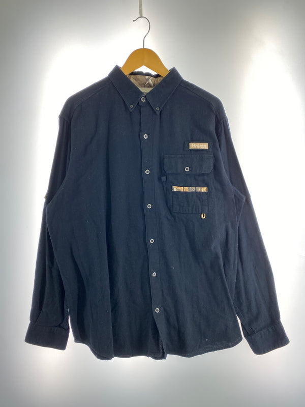 【中古品】【メンズ】 COLUMBIA コロンビア PHG HUNTING SHIRT ピーエイチジー ハンティング シャツ 長袖 シャツ 144-260922-hu-17-min サイズ：L カラー：ブラック 万代Net店
