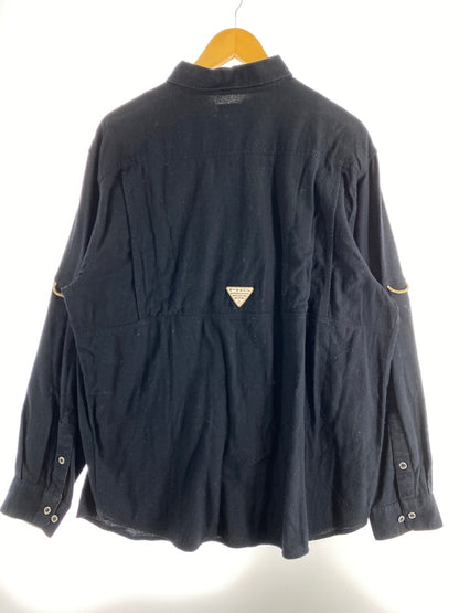 【中古品】【メンズ】 COLUMBIA コロンビア PHG HUNTING SHIRT ピーエイチジー ハンティング シャツ 長袖 シャツ 144-260922-hu-17-min サイズ：L カラー：ブラック 万代Net店