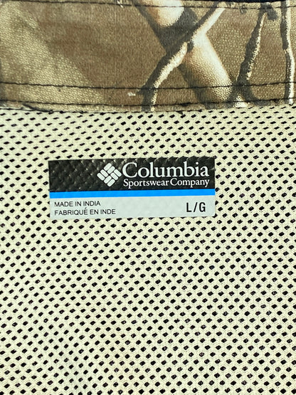 【中古品】【メンズ】 COLUMBIA コロンビア PHG HUNTING SHIRT ピーエイチジー ハンティング シャツ 長袖 シャツ 144-260922-hu-17-min サイズ：L カラー：ブラック 万代Net店