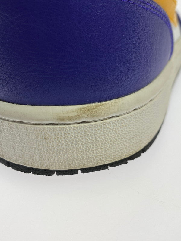 【中古品】【メンズ】 NIKE ナイキ AIR JORDAN 1 MID DQ8426-517 エア ジョーダン 1 ミッド スニーカー 靴 160-251120-kk-37-min カラー：DARK CONCORD/TAXI-WHITE-BLACK 万代Net店