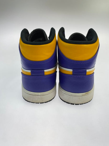 【中古品】【メンズ】 NIKE ナイキ AIR JORDAN 1 MID DQ8426-517 エア ジョーダン 1 ミッド スニーカー 靴 160-251120-kk-37-min カラー：DARK CONCORD/TAXI-WHITE-BLACK 万代Net店