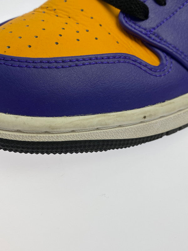 【中古品】【メンズ】 NIKE ナイキ AIR JORDAN 1 MID DQ8426-517 エア ジョーダン 1 ミッド スニーカー 靴 160-251120-kk-37-min カラー：DARK CONCORD/TAXI-WHITE-BLACK 万代Net店