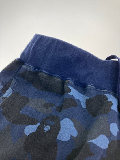 【中古品】【メンズ】 A BATHING APE アベイシングエイプ COLOR CAMO SWEAT JOGGER PANTS 001PTJ301011M カラーカモ スウェットジョガーパンツ ボトムス 153-251119-kk-15-min サイズ：M カラー：ブルー 万代Net店