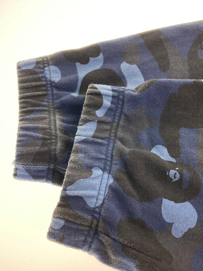 【中古品】【メンズ】 A BATHING APE アベイシングエイプ COLOR CAMO SWEAT JOGGER PANTS 001PTJ301011M カラーカモ スウェットジョガーパンツ ボトムス 153-251119-kk-15-min サイズ：M カラー：ブルー 万代Net店